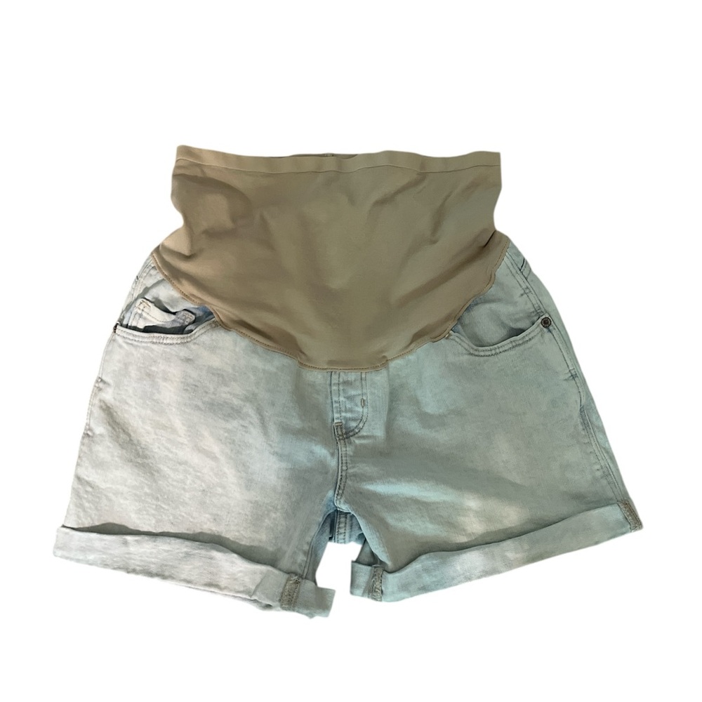 Old Navy Light Blue Denim Maternity Shorts